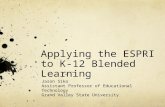SITE 2014 - Applying the ESPRI to K-12 Blended Learning