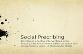 Social prescription presentation