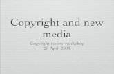 Copyright Review Workshop   Uct April 2008