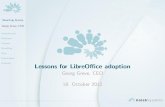 Reverting Gravity - Lessons for LibreOffice adoption