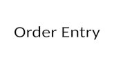 OMRS13 Order Entry