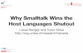 Why Smalltalk Wins the Host Languages Shootout