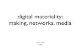 Digital Materiality: Making, Networks, Media