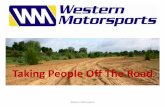 Western Motorsports taking masses off road