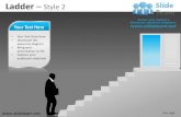 Ladder style design 2 powerpoint presentation slides.