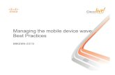 Managing the Mobile Device Wave for Enterpise Wireless Networks: Best Practices