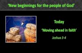 Moving ahead in faith (Joshua 3-4)