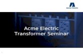 Transformer seminar-basics