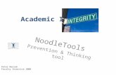 Academic Integrity & NoodleTools