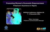 Promoting Women’s Economic Empowerment: PrOpCom’s Experience in Nigeria