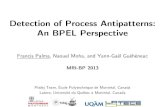 130905   francis palma - detection of process antipatterns - a bpel perspective