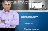 Dynamics CRM User Group Meeting 1