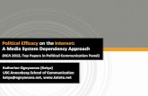 Political Efficacy on the Internet: A Media System Dependency Approach