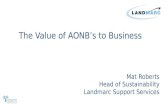 The Value of AONBs to Business