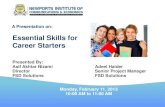 Essential Skills for Career Starters