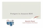 Postgres in Amazon RDS