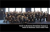Canada Youth to Business Breakfast Output
