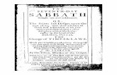 The Seventh Day Sabbath Sought Out - Thomas Tillam - 1657