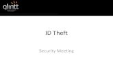 Security meeting 2012   ID Theft