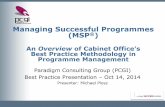 MSP Overview Paradigm Consulting Group PCGI