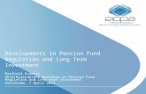Developments in Pension Fund Regulation and Long Term Investment – Barthold Kuipers - OECD-Risklab-APG Workshop on pension fund regulation and long-term investment