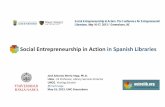 Social Entrepreneurship in Action in Spanish Libraries