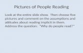Pictures of people reading