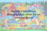 Reverse Engineering: Writing a Linux driver for an unknown device