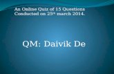 Online Quiz Daivik
