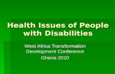 Health issues of people with disabilities