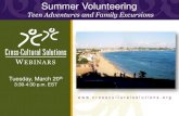 Summer Volunteering: Teen Adventures and Family Excursions, CCS Webinar Presentation