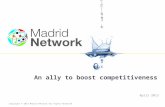 Madrid network and clusters april 2013