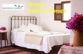 Unique hotels in europe by Economia Creativa Consultancy