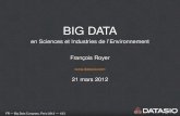 Datasio - Big Data Congress Paris 2012