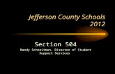 Section 504   teacher training 2012