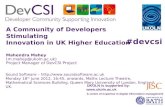 A community of developers stimulating innovation in uk higher education