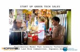 Start Up Green Tech Sales