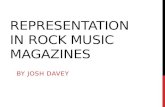 How rock music magazines typically represent people