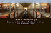 Plantinga, Essays in the Metaphysics of Modality