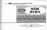 GE Ham News (Third Bound Volume) 1956 - 1960