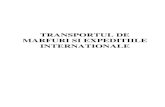Transportul de Marfuri Si Expeditiile Internationale