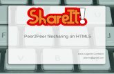Peer2Peer filesharing on HTML5 Jesús Leganés Combarro piranna@gmail.com.