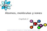 Átomos, moléculas y iones Capítulo 2 Copyright © The McGraw-Hill Companies, Inc. Permission required for reproduction or display.