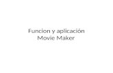 Funcion y aplicación Movie Maker. Funciones Windows Movie Maker es un software de edición de vídeo de Microsoft. Contiene características tales como.