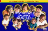 ABC DE LAS VACUNAS INFANTILES PROGRAMA NACIONAL DE INMUNIZACIONES Immunization.