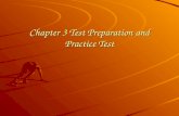 Chapter 3 Test Preparation and Practice Test. I. Preguntas.