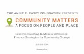Creative Investing to Make a Difference: Finance Strategies for Community Change