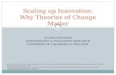 Scaling up Innovation: Why Theories of Change Matter