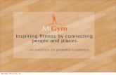 MiGym - an overview for potential customers