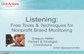Listening: Free Tools & Techniques for Nonprofit Brand Monitoring